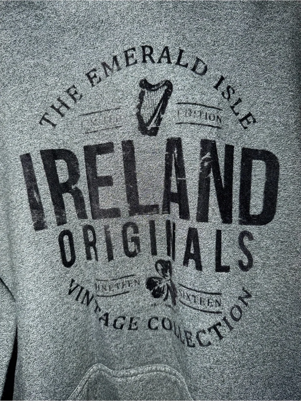 Emerald Grey Ireland Originals Graphic Pullover